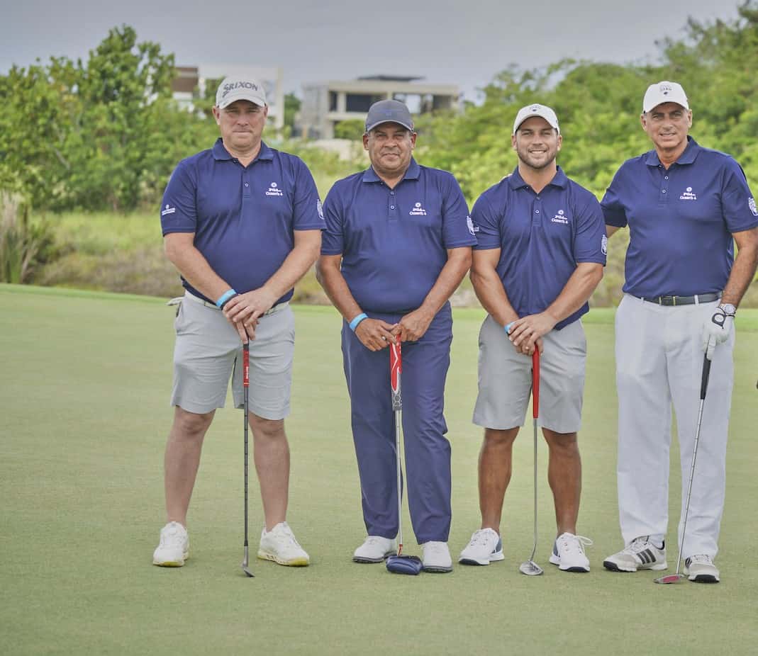 Helios Otero, Gerardo Genao, Mario Roldan y Fernando Figueroa.