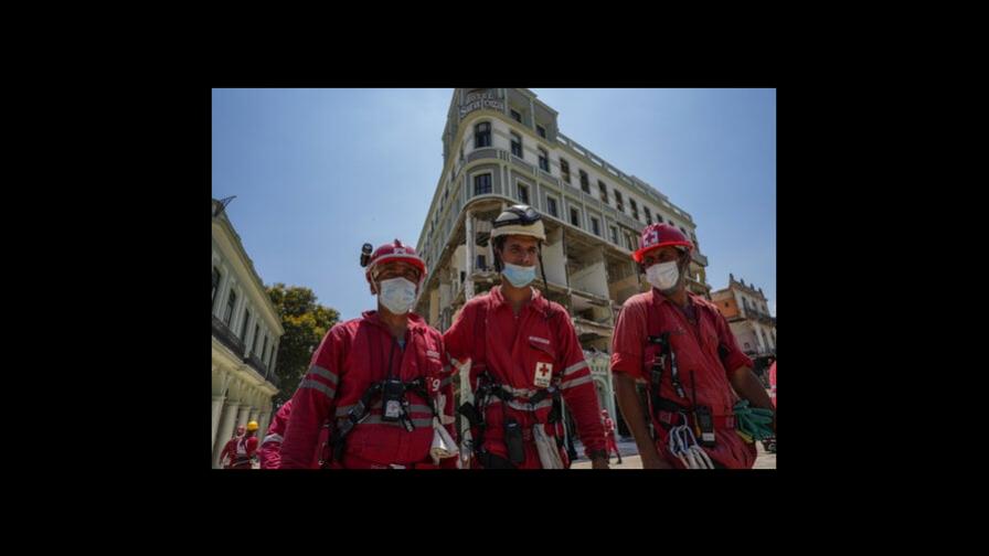 Tras cinco días de la explosión  en Cuba,rescatistas siguen buscando