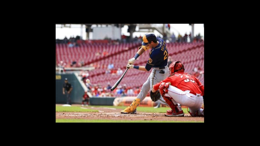 Video: Christian Yelich batea el ciclo por tercera vez en su carrera, pero Milwaukee cae ante Rojos Video: Christian Yelich batea el ciclo por tercera vez en su carrera, pero Milwaukee cae ante Rojos