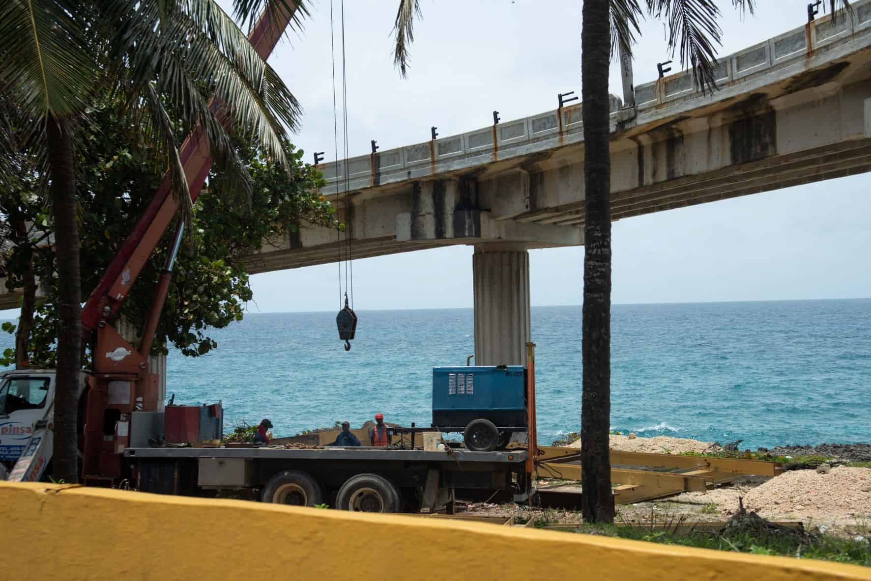 los trabajos estan a cargo de la empresa Pinsa