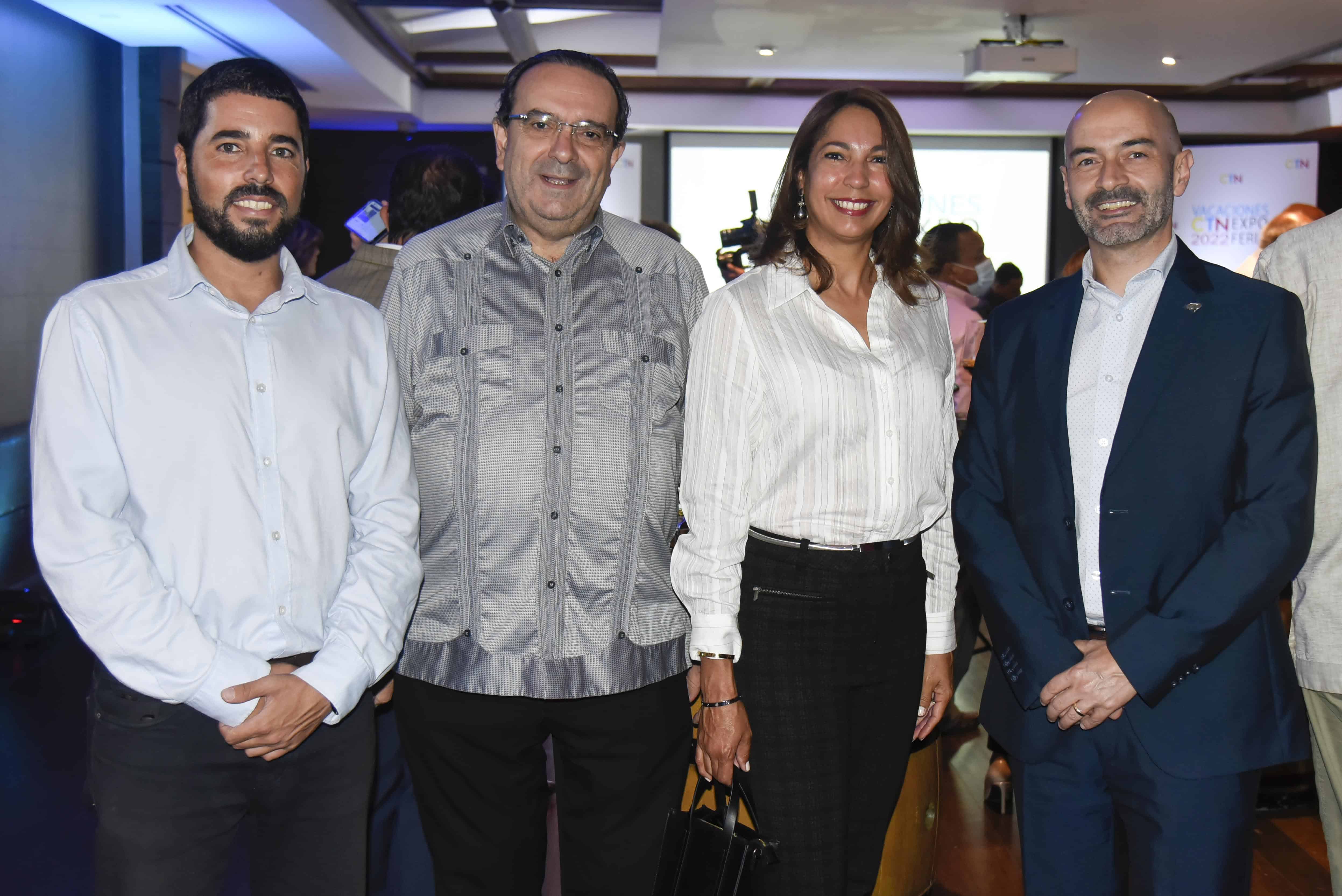 Imad Al Asmar, Angel García, Josefina Pichardo y Leandro Tajes