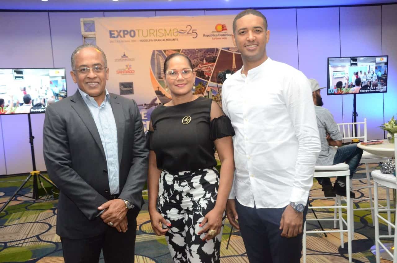 Germán U. Polaco, Anabel Baldwin y Esmerlin Espinal.