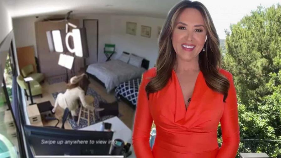 Presentadora de El gordo y la flaca sufre aparatosa caída antes de entrar al aire y todo queda captado en video