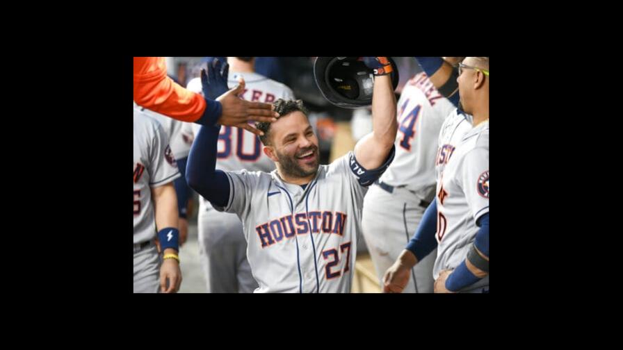 José Altuve jonronea en triunfo de Astros ante Mellizos