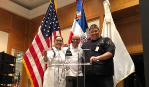 Chef Ana Lebr&oacute;n, encargada de la cena de gala especial en la conferencia Seatrade Global, celebrada en Miami
