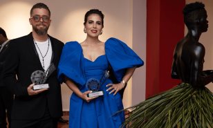 Sarah Jorge León recibe premio a Mejor actriz por Adopresci