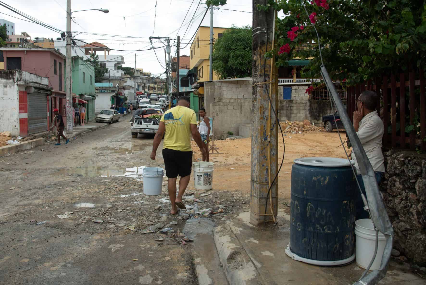 El servicio de agua fue restablecido.