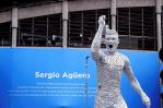 Man City devela estatua de Agüero, su máximo goleador Man City devela estatua de Agüero, su máximo goleador