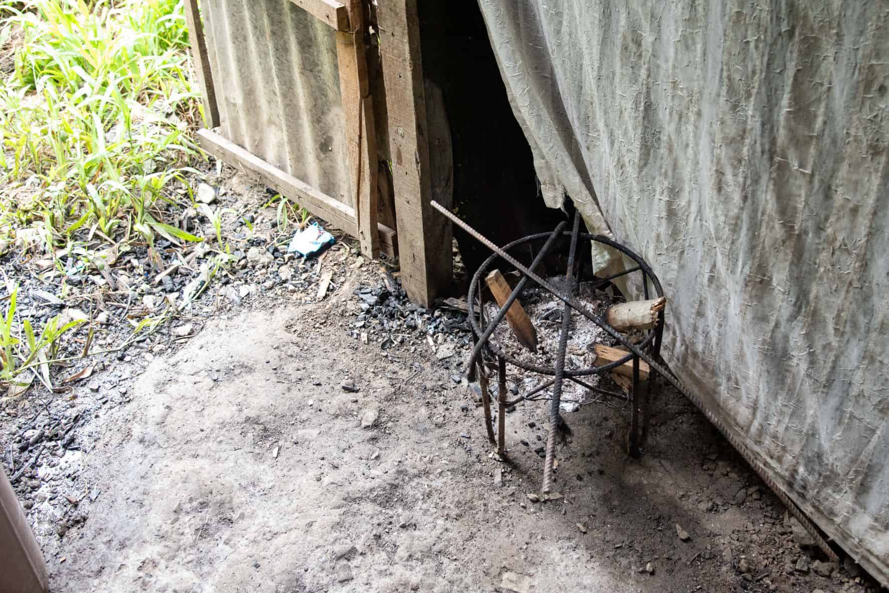 Aquí se cocina cuando aparece algo y no hay gas.