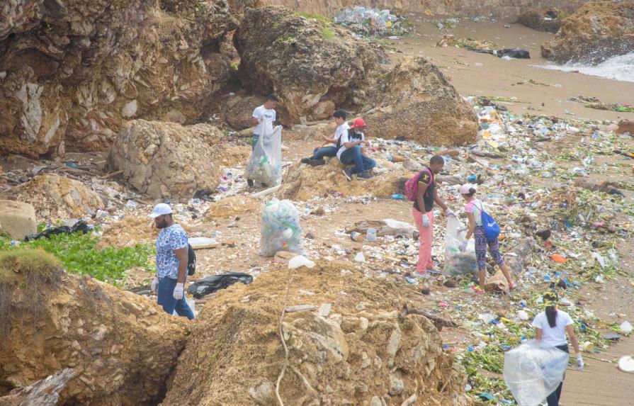 Fundaciones realizan jornada de limpieza en playas del Distrito Nacional