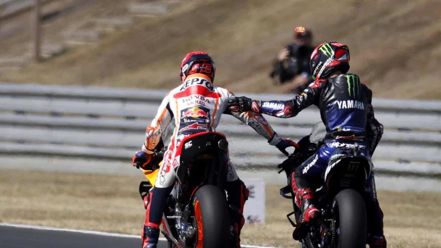 Aquí la ayuda de Quartararo a Márquez en el Gran Premio de MotoGP de Francia