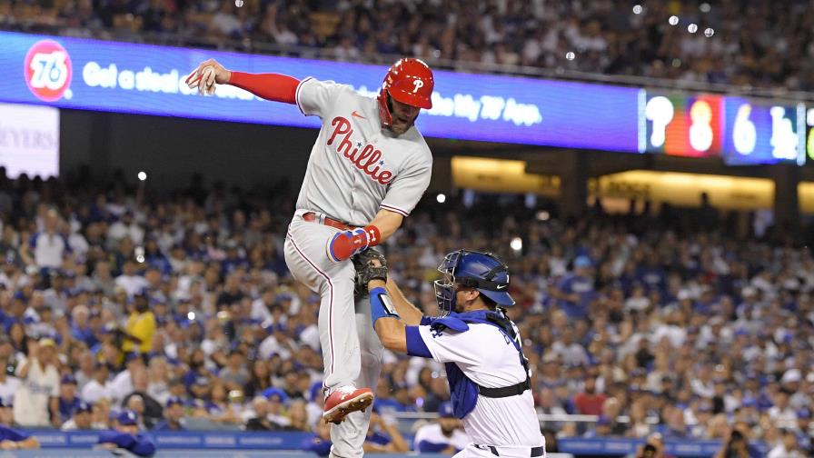 VÍDEO | Filis golpean de nuevo a Dodgers: vencen en 10 innings