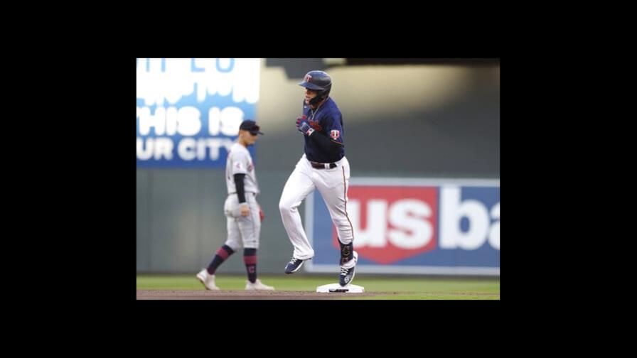Los Mellizos de Minnesota vencen a los Guardianes con cuadrangulares de Buxton y Urshela