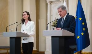 El presidente y la primera ministra de Finlandia anuncian la solicitud para su entrada en la OTAN