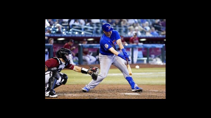 Cachorros de Chicago vencen a Diamondbacks con sencillo de Schwindel