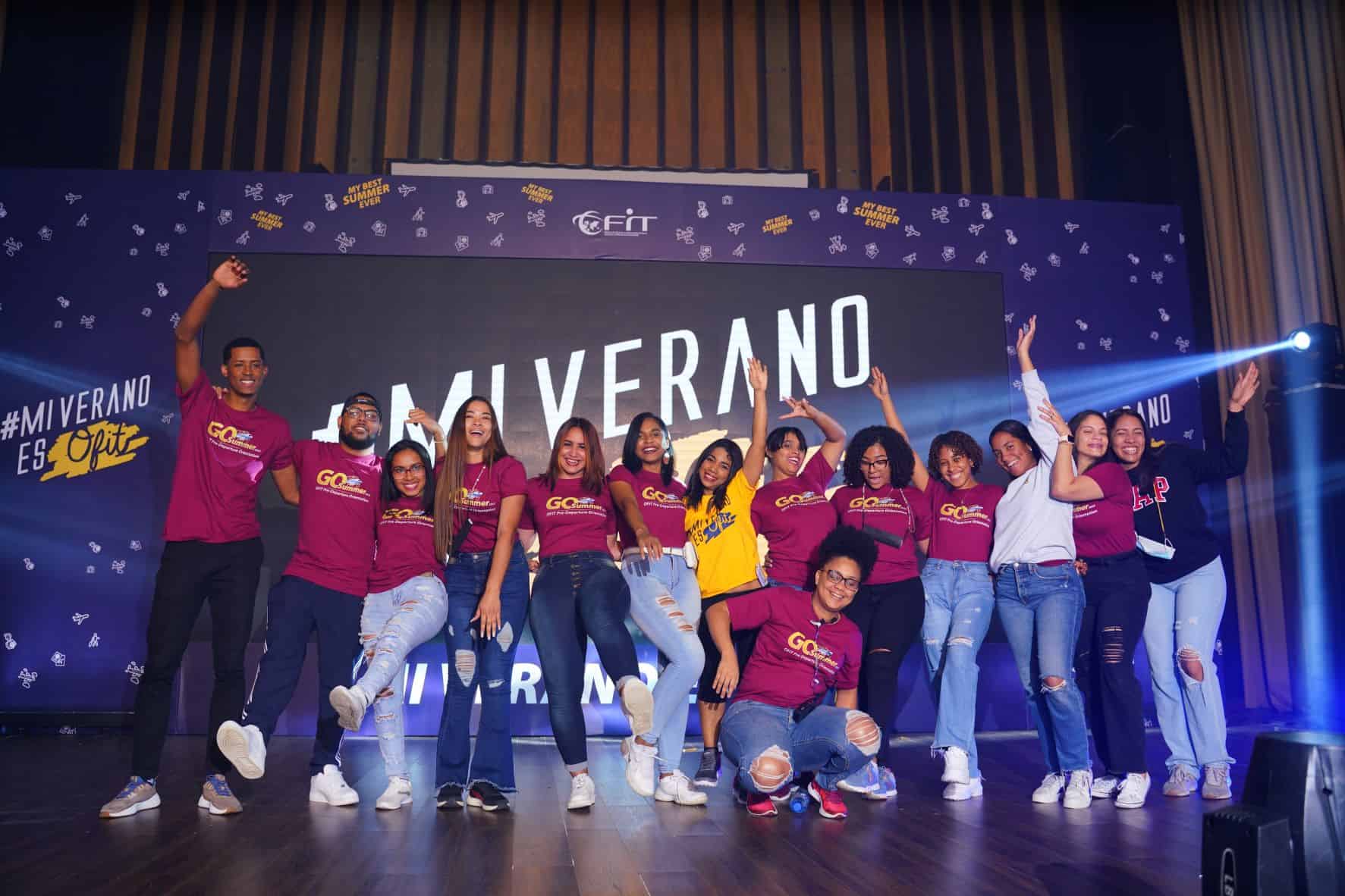 El equipo de Ofit dio soporte a todos los jóvenes.