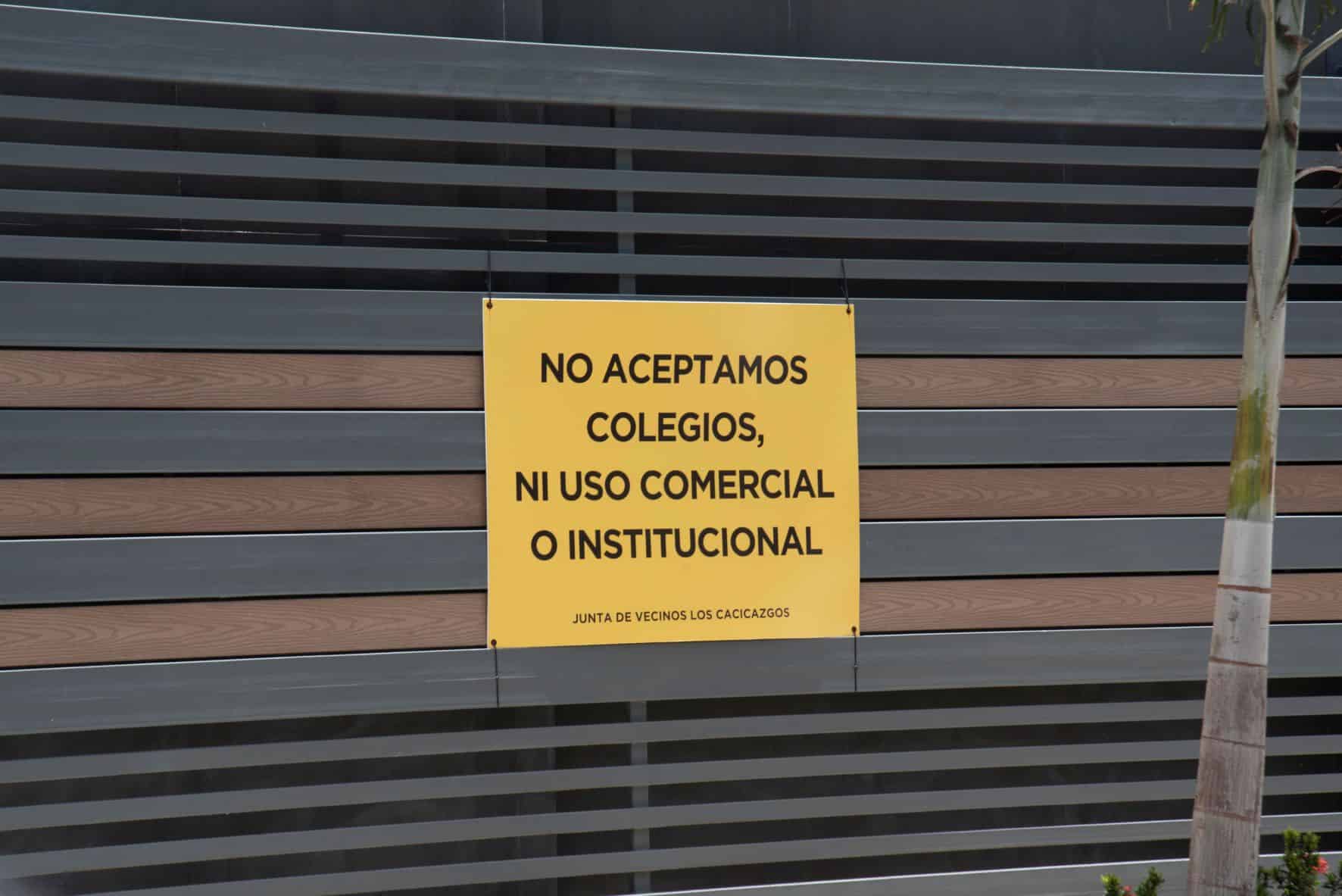 Vecinos echazan  el negocio pro violar las normas municipales