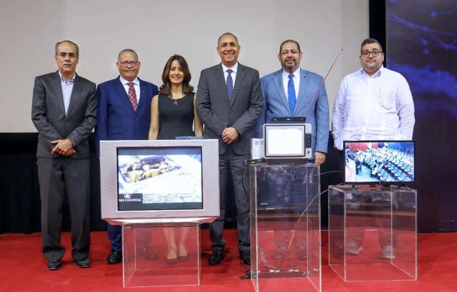Indotel presentó la primera transmisión de televisión digital en el país