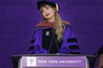 Taylor Swift recibe doctorado honorario de Universidad de Nueva York Taylor Swift recibe doctorado honorario de Universidad de Nueva York