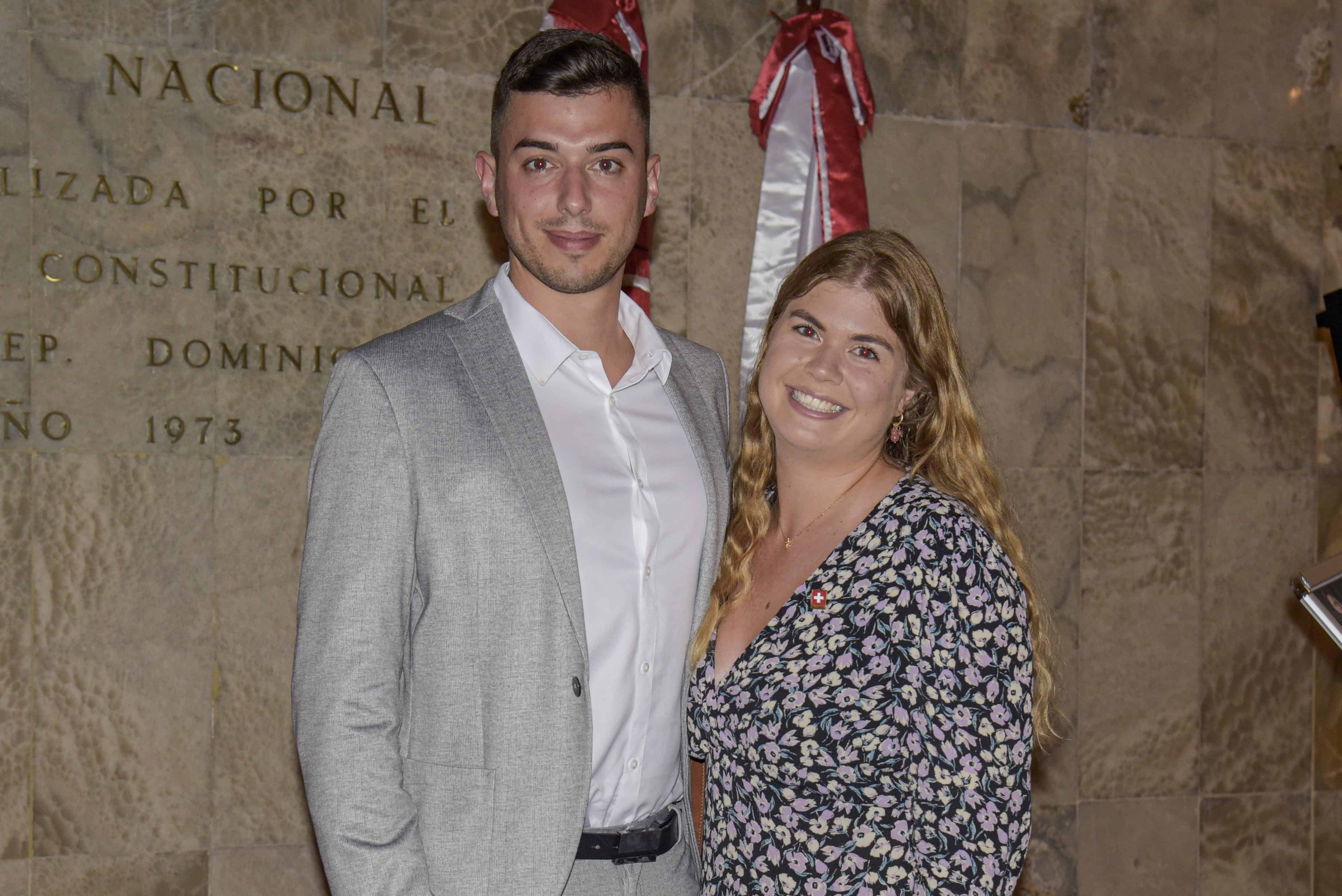 Maxence Merle y Simona Blatter.