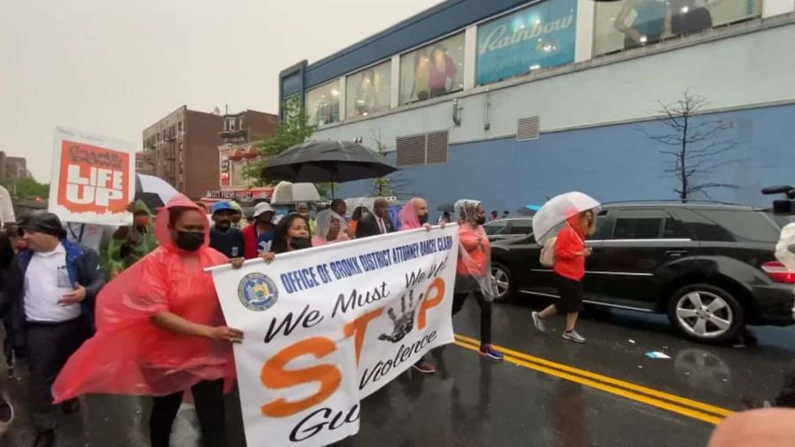 Protestan en el Bronx por inseguridad y piden mano dura a la policía