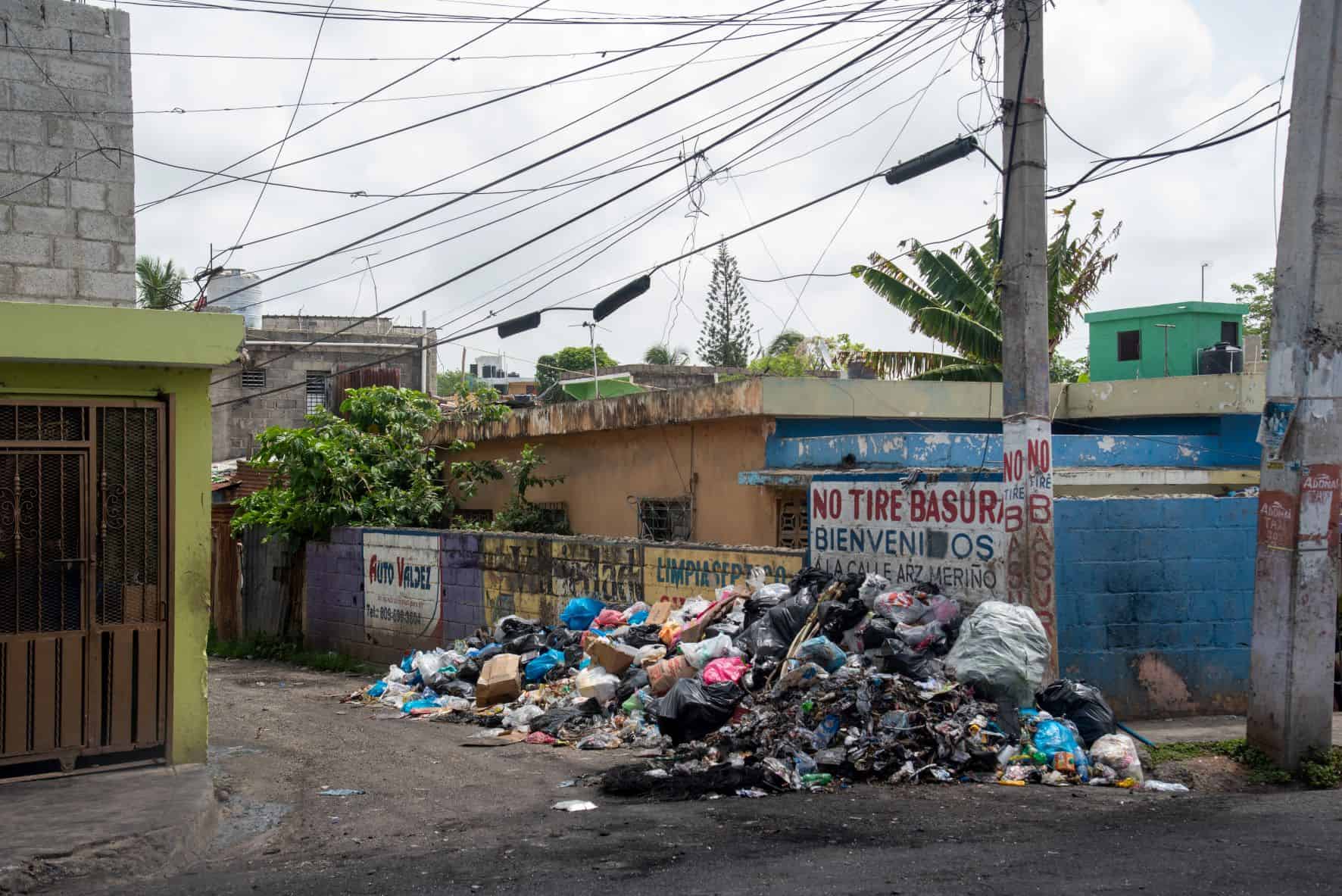 La basura es otro de los motivos de las protetas. 