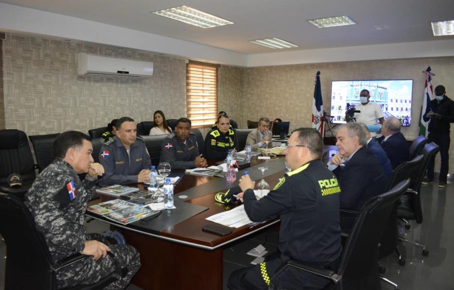 Director de la Policía preside reunión del Plan de Cooperación Triangular Colombia-USA y RD 2022
