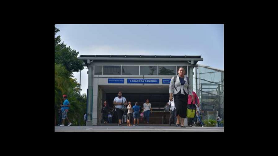 Evacuan pasajeros del Metro de Santo Domingo por humareda en un vagón