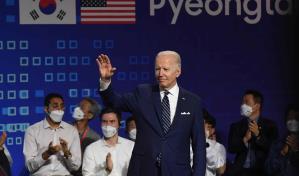 Biden llega a Corea del Sur con el foco en cooperación económica y Pionyang