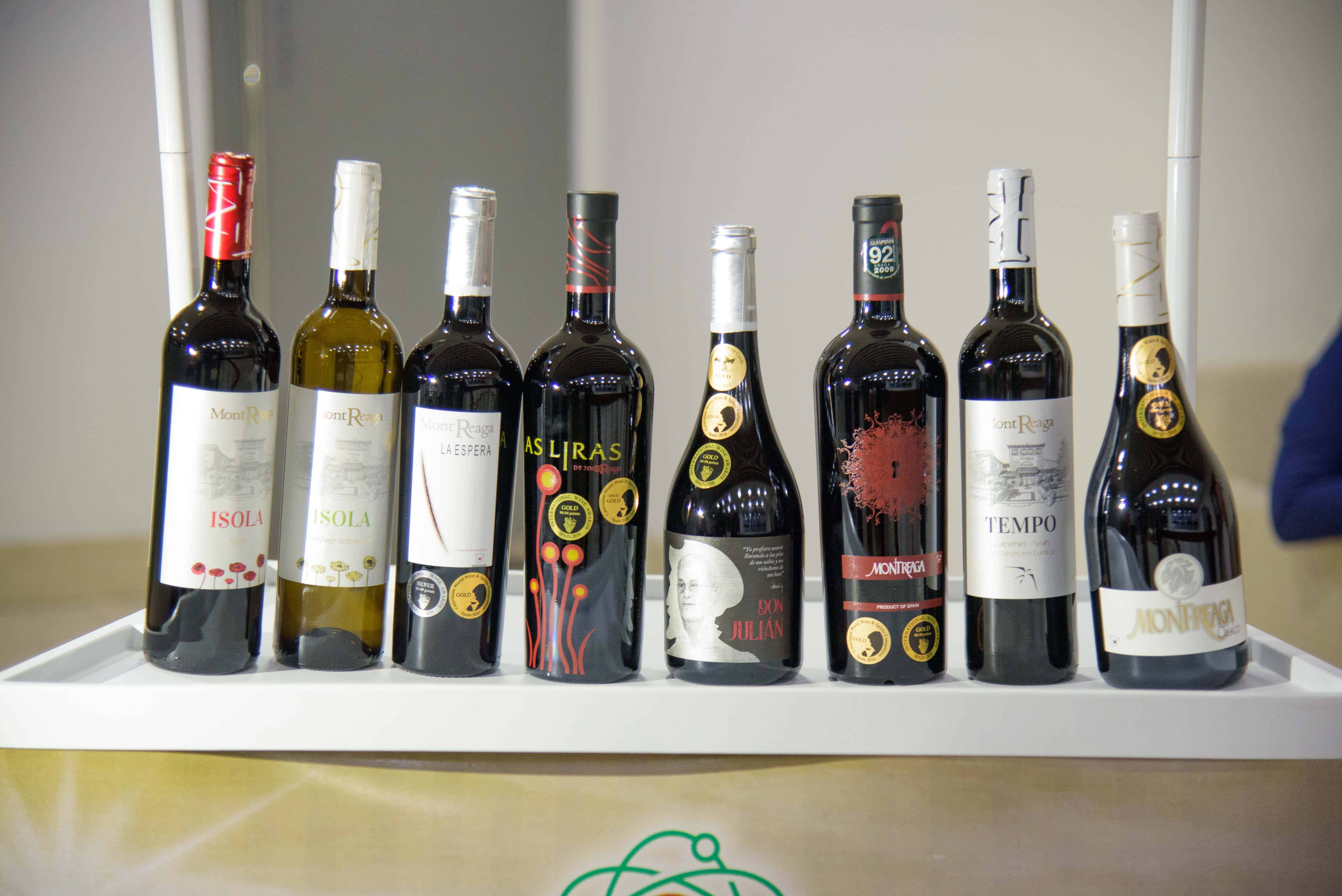 Presentaciones de los vinos que ya están disponibles.