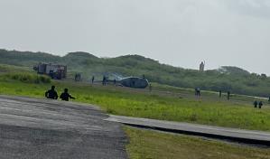 Helicóptero de la Fuerza Aérea se accidenta durante vuelo de práctica