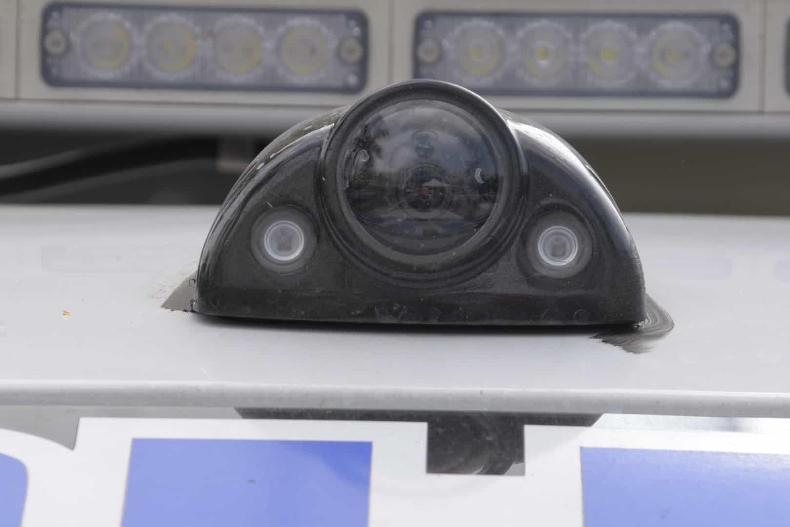 Cámara de vigilancia de una de las unidades presentadas 