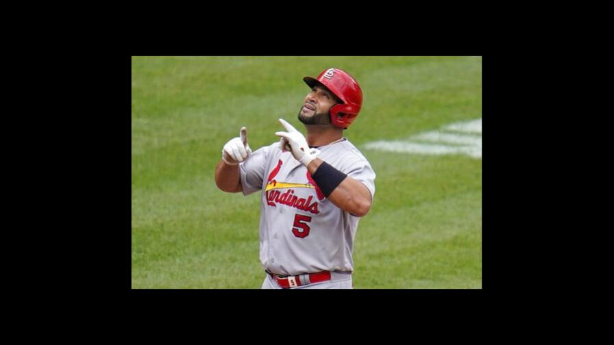 Albert Pujols batea 2 jonrones y Molina lanza y San Luis arrasa Albert Pujols batea 2 jonrones y Molina lanza y San Luis arrasa