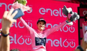 Carapaz se recupera de ca&iacute;da y retiene liderato del Giro