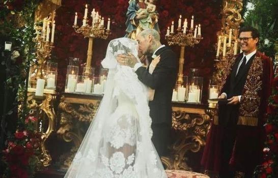 La boda de ensueño de Kourtney Kardashian y Travis Barker en Italia