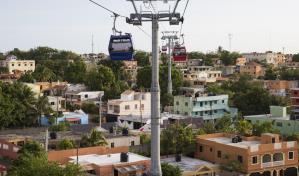 Fuera de servicio dos de las cuatro estaciones del Teleférico de Santo Domingo
