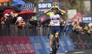La 16 etapa de Giro, la ganó Hirt y Carapaz sigue liderando