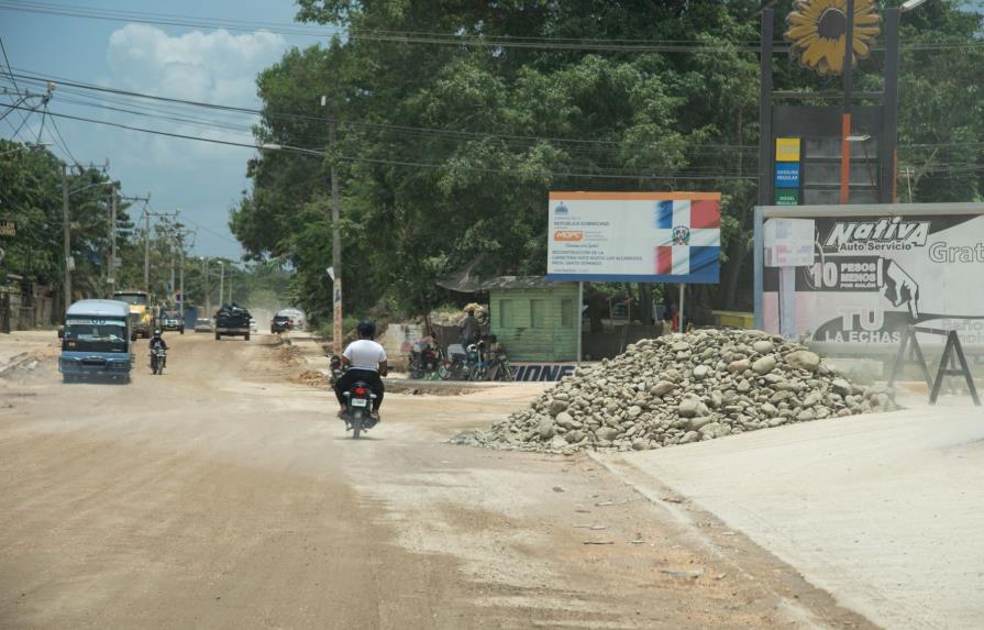 Terminarían carretera Manoguayabo en dos meses