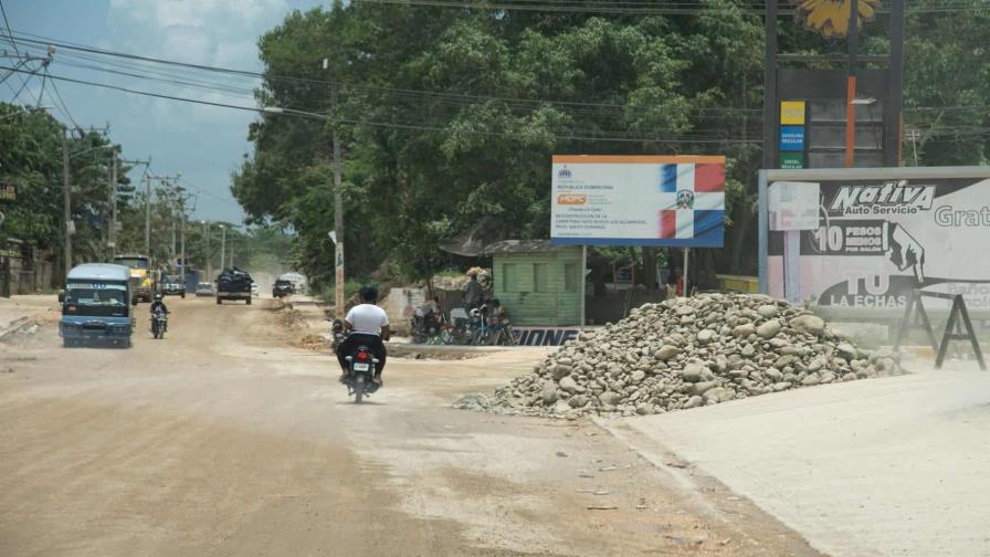 Terminarían carretera Manoguayabo en dos meses Terminarían carretera Manoguayabo en dos meses