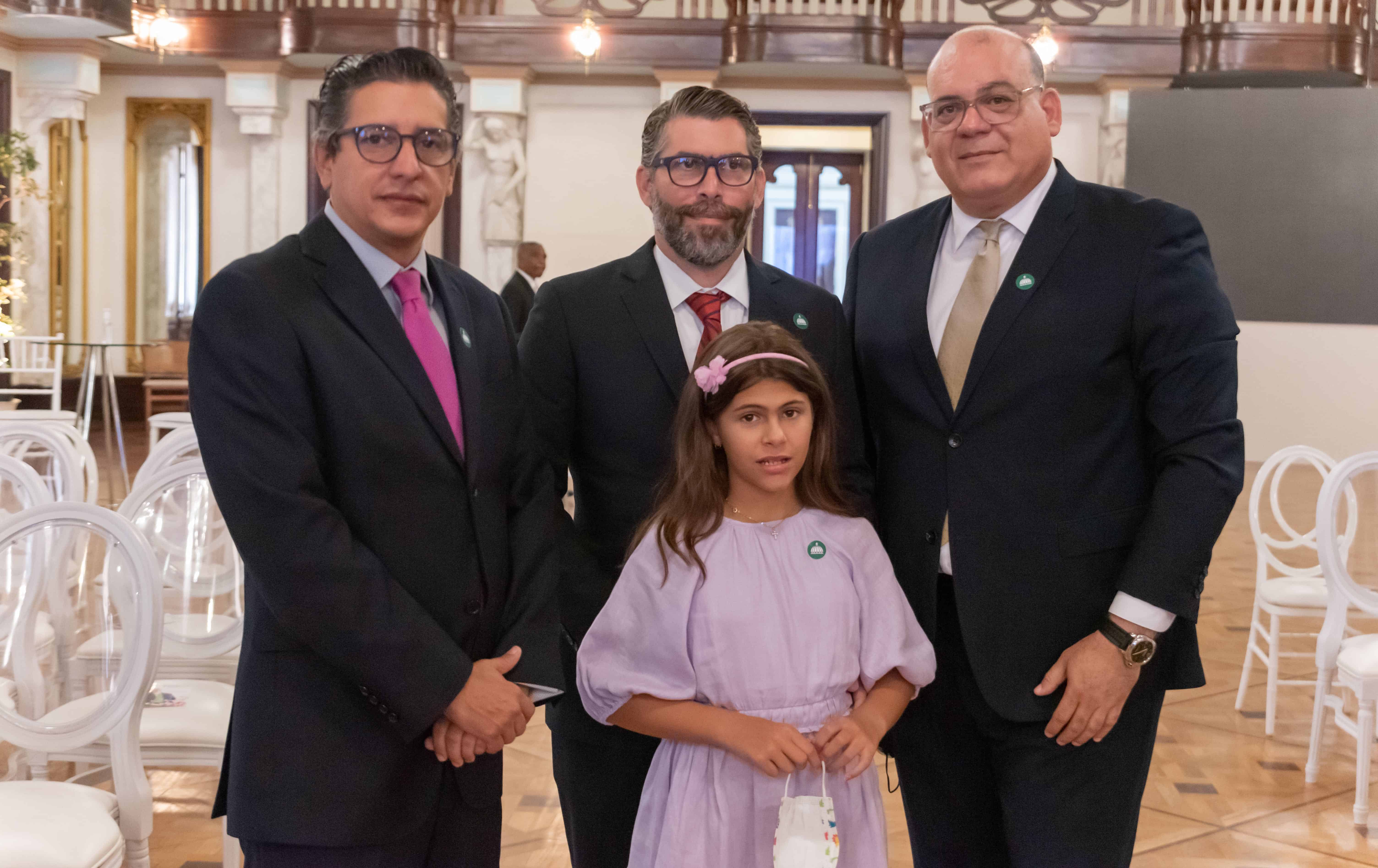 Carlos Vásquez, Manuel Machado, Paulo Rondón y Dominique Machado.