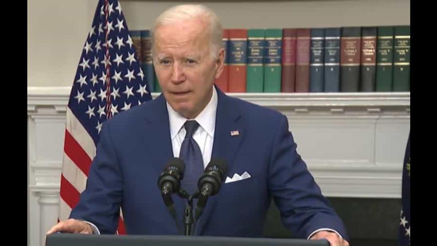 Biden: Estoy asqueado y cansado tras tiroteo en escuela de Texas Biden: Estoy asqueado y cansado tras tiroteo en escuela de Texas