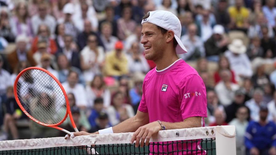 Schwartzman, primer octavofinalista en Roland Garros tras ganar a Dimitrov