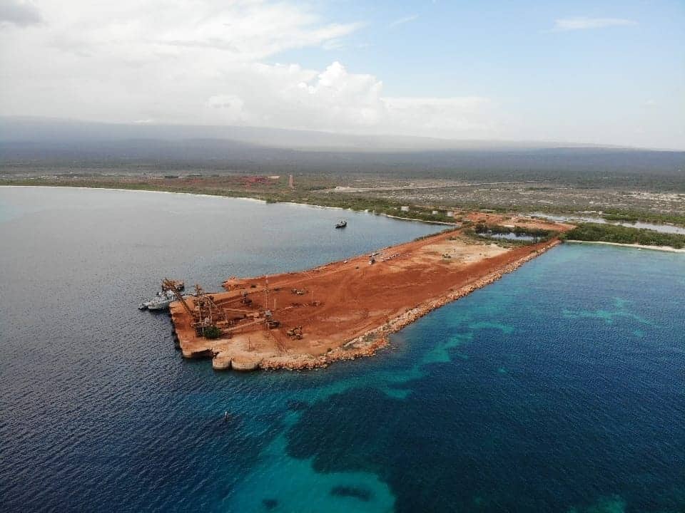 Aquí se construye el Port Cabo Rojo.