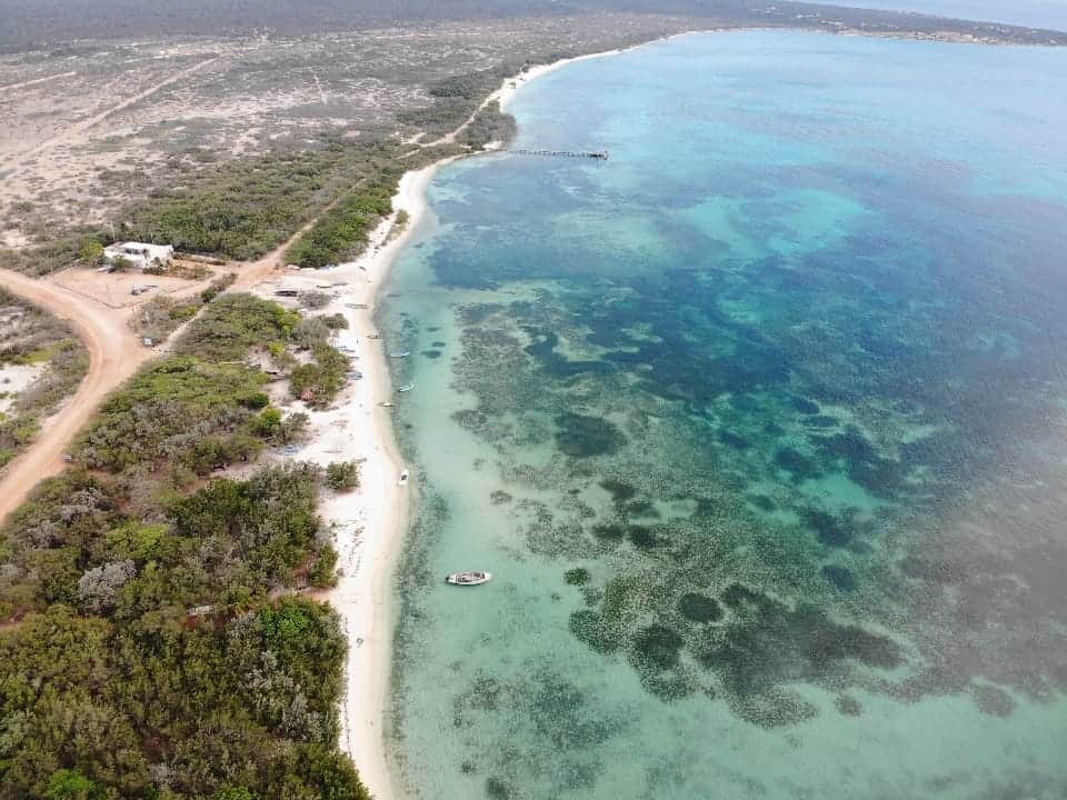 Vista aérea de la zona de Cabo Rojo.