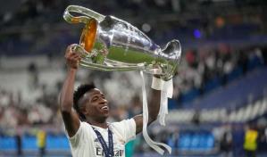 Lo que logró Vinícius en el partido de la Champions donde el Real Madrid reiteró su reinado