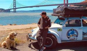 Muere en accidente Jesse Koz, el brasileño que recorría América con su perro en un Volkswagen