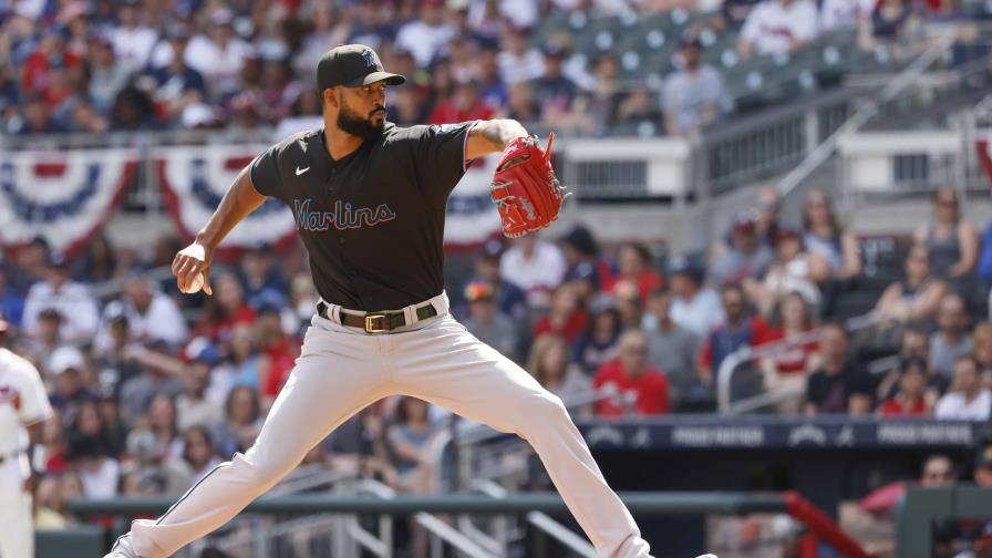 Dominicano Alcántara poncha a 14 en victoria de Marlins sobre Bravos Dominicano Alcántara poncha a 14 en victoria de Marlins sobre Bravos