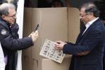Elecciones Colombia: Gustavo Petro llegó a su centro de votación sin identificación