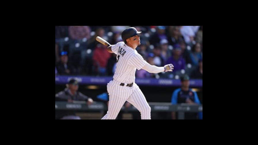 Daza impulsa cuatro carreras en paliza de Rockies sobre Marlins