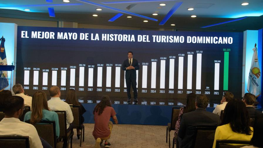 Más de medio millón de turistas visitaron a la República Dominicana en mayo de 2022